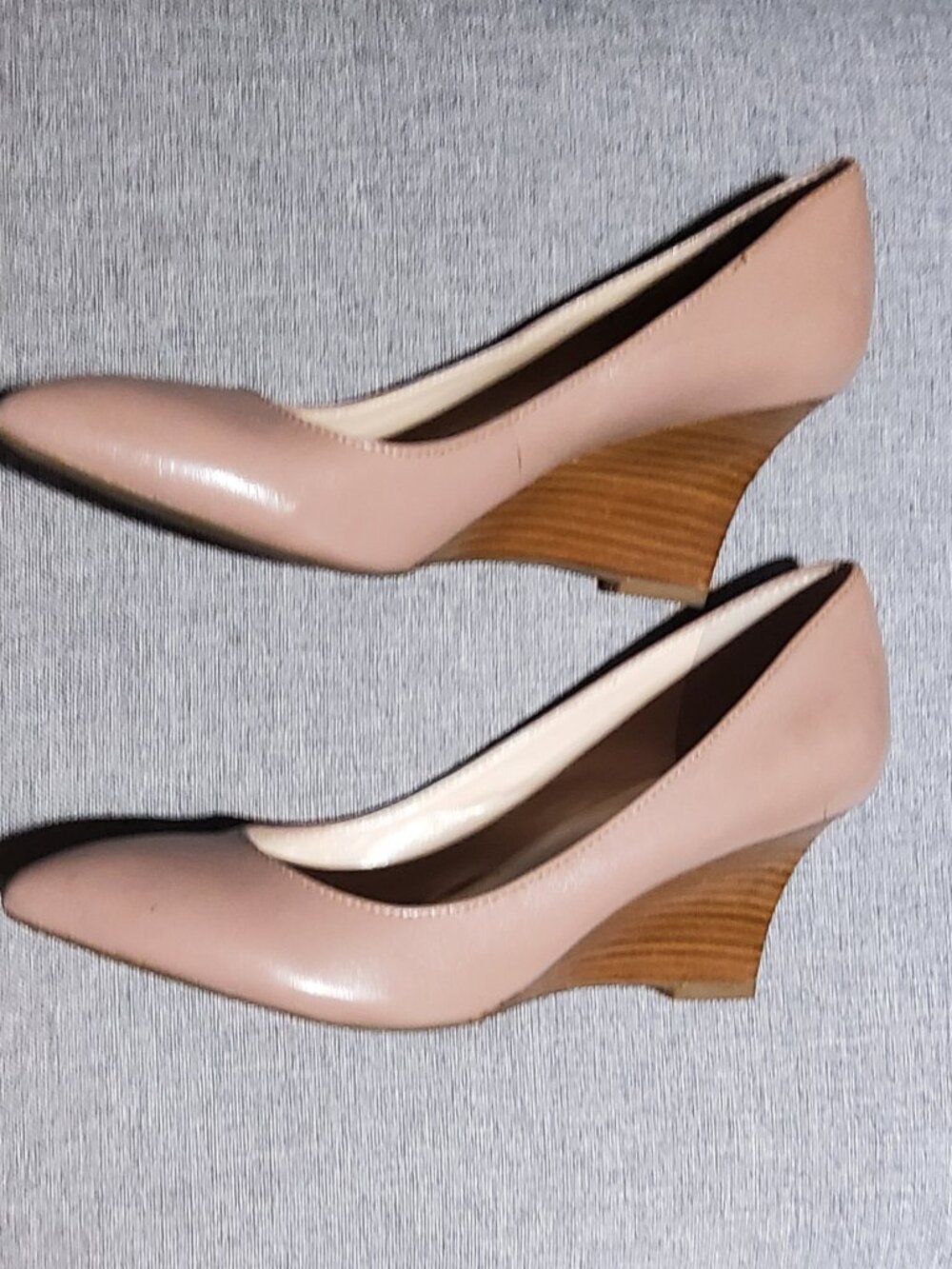 Franco Sarto Women's Frankie Wedge Pump Shoes Pointed Toe Leather Size 6M